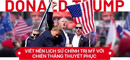 Donald Trump viết nên lịch sử chính trường Mỹ.